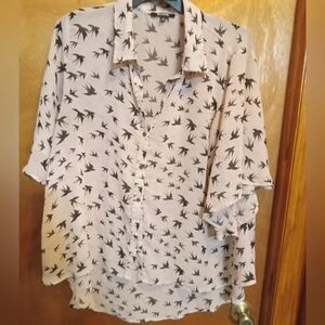 Ups and down woman's blouse